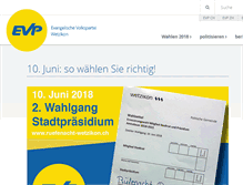 Tablet Screenshot of evpwetzikon.ch